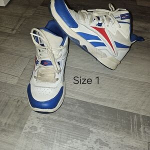 Reebok Kids Sneakers in Blue, White, and Red